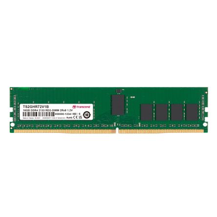 Transcend 16 GB DDR4 Server RAM, 2133Mbit/s, RDIMM, 1.2V [TS2GHR72V1B]; 174-234