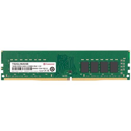 Transcend 16 GB DDR4 Desktop, Laptop RAM, 2400Mbit/s, UDIMM, 1.2V [TS2GLH64V4B]; 174-239