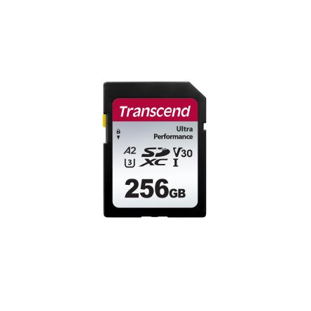 Transcend 256 GB SDXC SD Card, UHS-I U3 [TS256GSDC340S]; 174-254