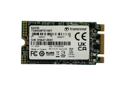Transcend TS64GMTE190T M.2 (2242) 64 GB Internal SSD [TS64GMTE190T]; 174-256