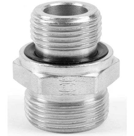 Parker Hydraulic Male Stud to BSPP 1-1/2, GE30SR11/2EDCF [GE30SR11/2EDCF]; 174-352