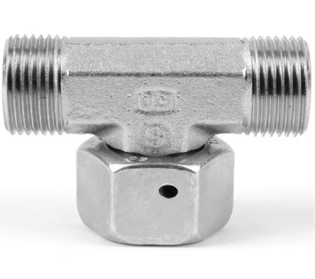 Parker Hydraulic Swivel Nut Tee, ET06SOMDCF [ET06SOMDCF]; 174-430