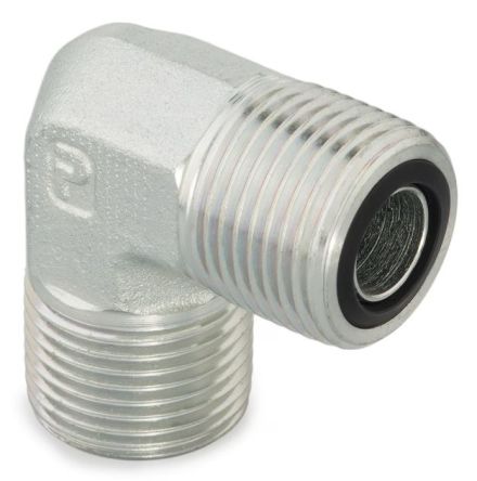 Parker Hydraulic Union Compression Tube Fitting 3/8 in Male to 3/8 in Male, 6 ELO-S [6 ELO-S]; 174-578