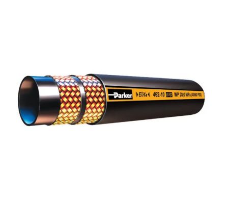 Parker Synthetic Rubber Hydraulic Hose Assembly, 310 bar Max Pressure [462-8]; 174-623