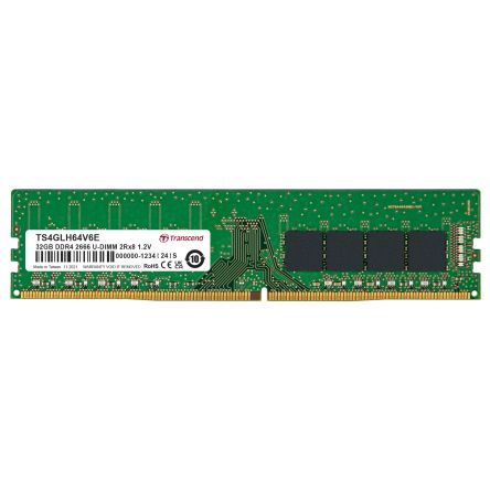 Transcend 32 GB DDR4 Desktop, Laptop RAM, 2666Mbit/s, UDIMM, 1.2V [TS4GLH64V6E]; 174-908