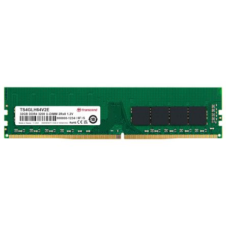 Transcend 32 GB DDR4 Desktop, Laptop RAM, 3200Mbit/s, UDIMM, 1.2V [TS4GLH64V2E]; 174-920