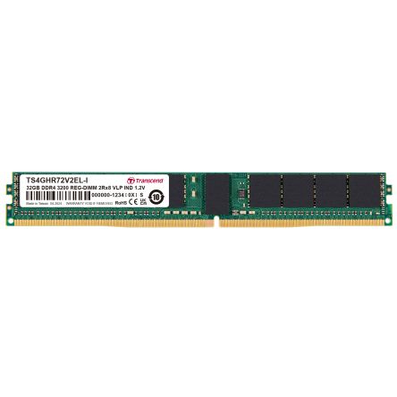 Transcend 32 GB DDR4 RAM, 3200Mbit/s, RDIMM, 1.2V [TS4GHR72V2EL-I]; 174-936