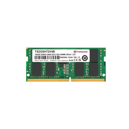 Transcend 16 GB DDR4 Desktop, Server RAM, 2400Mbit/s, SODIMM, 1.2V [TS2GSH72V4B]; 174-955
