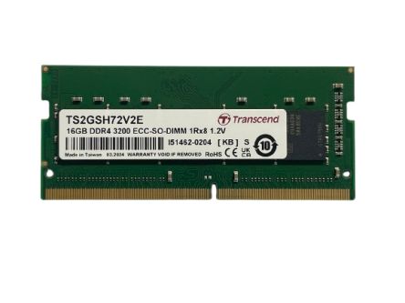 Transcend 16 GB DDR4 Desktop, Laptop RAM, 3200Mbit/s, SODIMM, 1.2V [TS2GSH72V2E]; 174-963