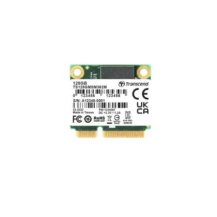 Transcend MSM362M mSATA mini 128 GB Internal SSD Hard Drive [TS128GMSM362M]; 174-964