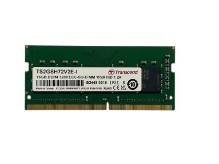 Transcend 16 GB DDR4 RAM, 3200Mbit/s, SODIMM, 1.2V [TS2GSH72V2E-I]; 174-977