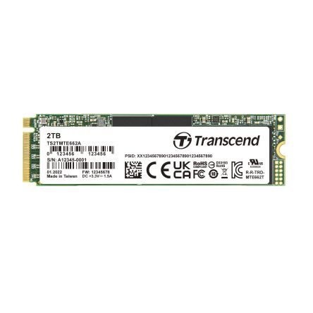 Transcend TS2TMTE662A M.2 2280 2 TB Internal SSD Hard Drive [TS2TMTE662A]; 174-979