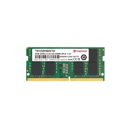 Transcend 8 GB DDR4 Desktop, Laptop RAM, 2133Mbit/s, SODIMM, 1.2V [TS1GSH64V1H]; 175-020