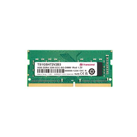 Transcend 8 GB DDR4 Desktop, Laptop RAM, 3200Mbit/s, SODIMM, 1.2V [TS1GSH72V2B3]; 175-033