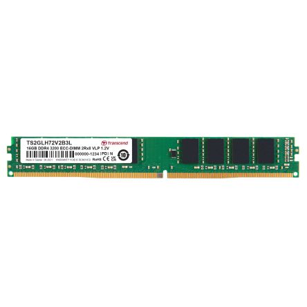 Transcend 16 GB DDR4 Server RAM, 3200Mbit/s, DIMM, 1.2V [TS2GLH72V2B3L]; 175-064