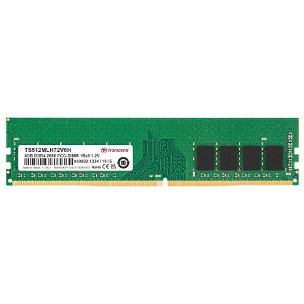 Transcend 4 GB DDR4 Desktop, Laptop RAM, 2666Mbit/s, DIMM, 1.2V [TS512MLH72V6H]; 175-070