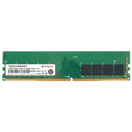 Transcend 16 GB DDR4 Desktop, Laptop RAM, 3200Mbit/s, UDIMM, 1.2V [TS2GLH64V2E3]; 175-093