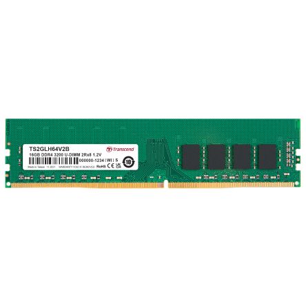 Transcend 16 GB DDR4 Desktop, Laptop RAM, 3200Mbit/s, UDIMM, 1.2V [TS2GLH64V2B]; 175-111