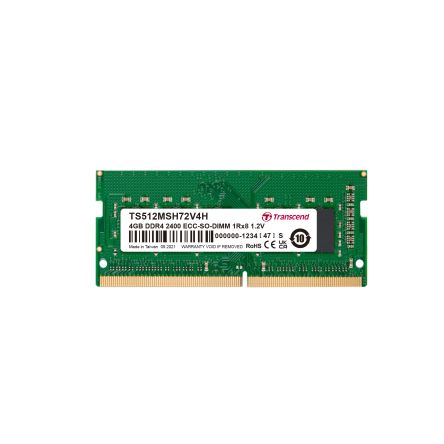 Transcend 4 GB DDR4 Desktop, Server RAM, 2400Mbit/s, SODIMM, 1.2V [TS512MSH72V4H]; 175-136