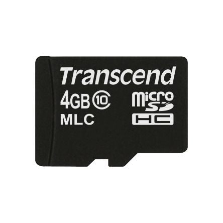 Transcend 4 GB MicroSD Micro SD Card, Class 10 [TS4GUSDC10M]; 175-144