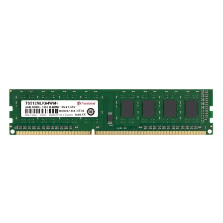Transcend 2 GB DDR3L RAM, 1600Mbit/s, UDIMM, 1.35V [TS256MLK64W6N]; 175-146