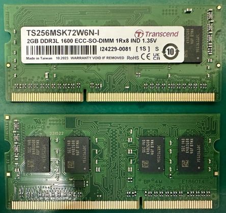 Transcend 2 GB DDR3L Desktop, Server RAM, 1600Mbit/s, SODIMM, 1.35V [TS256MSK72W6N-I]; 175-158