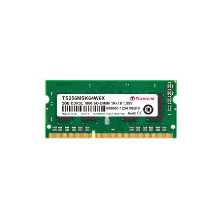 Transcend 2 GB DDR3 RAM, 1333Mbit/s, SODIMM, 1.5V [TS256MSK64V3U-I]; 175-232