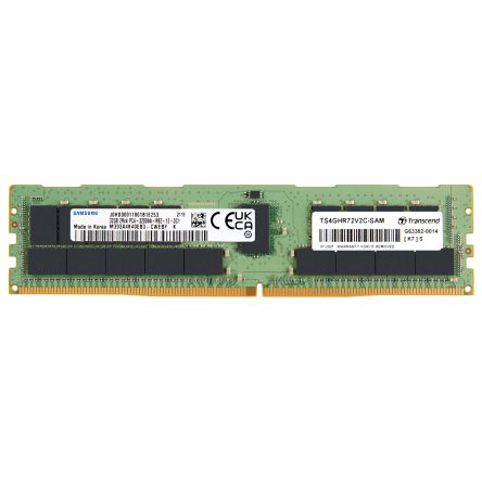 Transcend 32 GB DDR4 Server RAM, 3200Mbit/s, RDIMM, 1.2V [TS4GHR72V2C-SAM]; 175-247