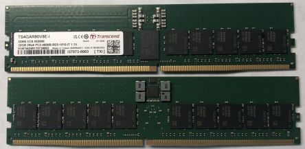 Transcend 32 GB DDR5 RAM, 4800Mbit/s, RDIMM, 1.1V [TS4GAR80V8E-I]; 175-254