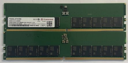 Transcend 32 GB DDR5 Desktop, Server RAM, 4800Mbit/s, DIMM, 1.1V [TS4GLA72V8E]; 175-265