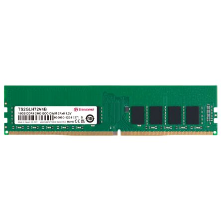 Transcend 16 GB DDR4 Desktop, Server RAM, 2400Mbit/s, DIMM, 1.2V [TS2GLH72V4B]; 175-275