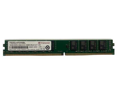 Transcend 16 GB DDR4 RAM, 2666Mbit/s, DIMM, 1.2V [TS2GLH72V6BL]; 175-276