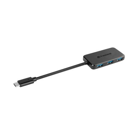 Transcend 4 Port USB 3.1 USB A, USB C  Hub, USB Powered, 73.8 x 37.2 x 10.4mm [TS-HUB2C]; 175-284