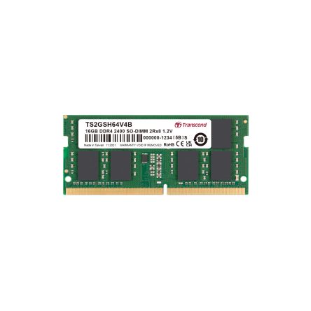 Transcend 16 GB DDR4 Desktop, Laptop RAM, 2400Mbit/s, SODIMM, 1.2V [TS2GSH64V4B]; 175-289