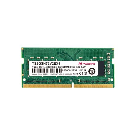 Transcend 16 GB DDR4 RAM, 3200Mbit/s, SODIMM, 1.2V [TS2GSH72V2E3-I]; 175-320