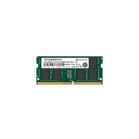 Transcend 8 GB DDR4 RAM, 2133Mbit/s, SODIMM, 1.2V [TS1GSH64V1H-I]; 175-339