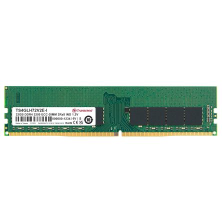 Transcend 32 GB DDR4 RAM, 3200Mbit/s, DIMM, 1.2V [TS4GLH72V2E-I]; 175-349