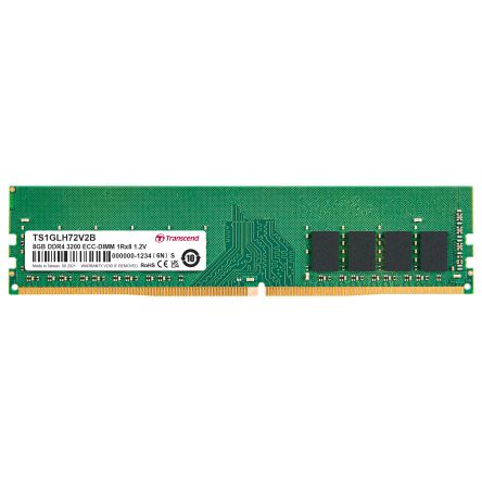 Transcend 8 GB DDR4 Desktop, Laptop RAM, 3200Mbit/s, DIMM, 1.2V [TS1GLH72V2B]; 175-357