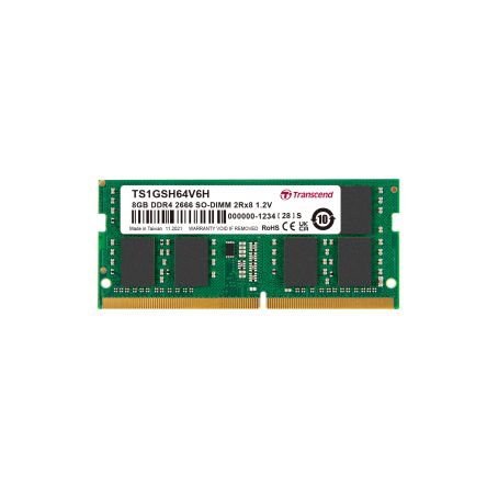 Transcend 8 GB DDR4 Desktop, Laptop RAM, 2666Mbit/s, SODIMM, 1.2V [TS1GSH64V6H]; 175-364