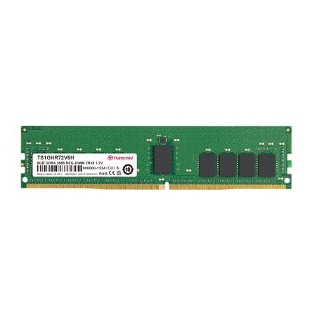 Transcend 8 GB DDR4 Server RAM, 2666Mbit/s, RDIMM, 1.2V [TS1GHR72V6H]; 175-367