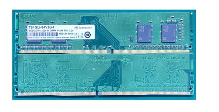 Transcend 8 GB DDR4 RAM, 3200Mbit/s, UDIMM, 1.2V [TS1GLH64V2G-I]; 175-372
