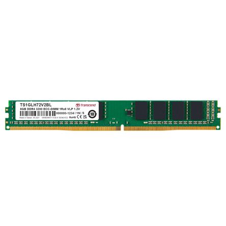 Transcend 8 GB DDR4 RAM, 3200Mbit/s, DIMM, 1.2V [TS1GLH72V2BL]; 175-376
