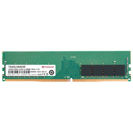 Transcend 16 GB DDR4 Desktop, Laptop RAM, 3200Mbit/s, UDIMM, 1.2V [TS2GLH64V2E]; 175-453