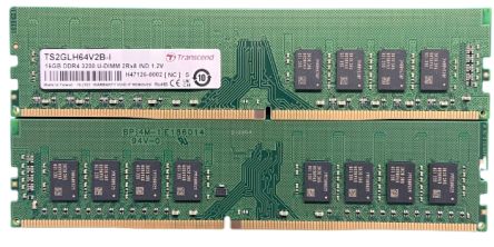 Transcend 16 GB DDR4 RAM, 3200Mbit/s, UDIMM, 1.2V [TS2GLH64V2B-I]; 175-462
