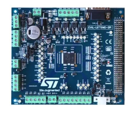 STMicroelectronics Evaluation Board For L9779WD-SPI Evaluation Board for L9779WD-SPI for L9779WD-SPI [EVAL-L9779WD-SPI]; 175-604