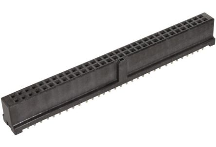 HARTING 00919 Series Straight PCB PCB Header, 64 Contact(s), 2.54 mm Pitch, 2 Row(s), Shrouded [009195646824]; 180-060