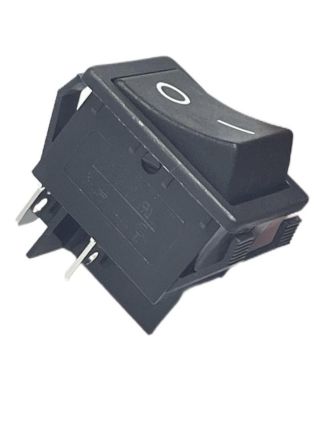 RS PRO Illuminated DPST, On-Off Rocker Switch Panel Mount [0]; 180-382
