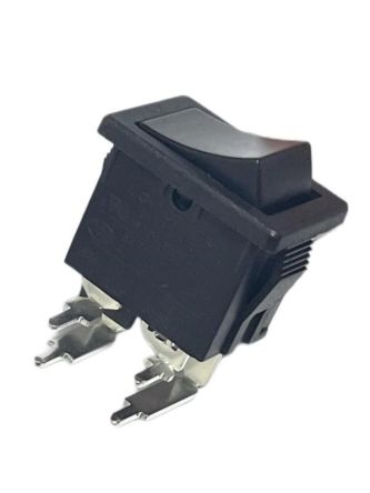 RS PRO Illuminated DPST, On-Off Rocker Switch Panel Mount [0]; 180-384