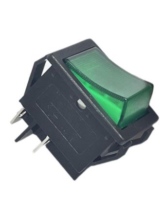 RS PRO Illuminated DPDT, On-Off Rocker Switch Panel Mount [0]; 180-387