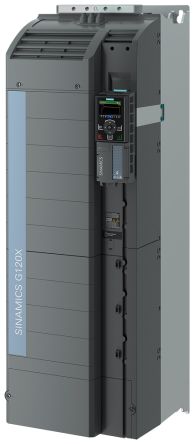 Siemens Inverter Drive, 160 kW, 3 Phase, 380 → 480 V, 301 A, G120X Series [6SL3220-2YE50-1AB0]; 180-744